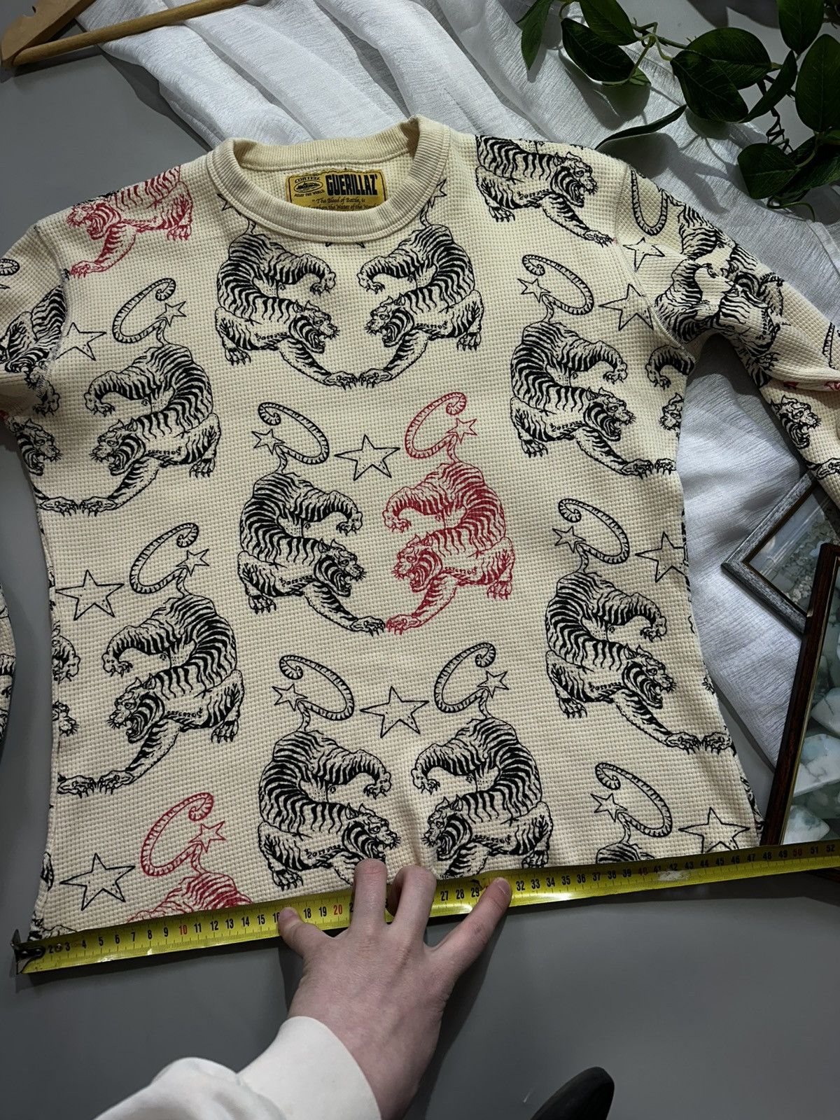 Corteiz Corteiz RTW Guerillaz Tiger All-over Print Waffle Knit Long Size S / US 4 / IT 40 - 10 Thumbnail