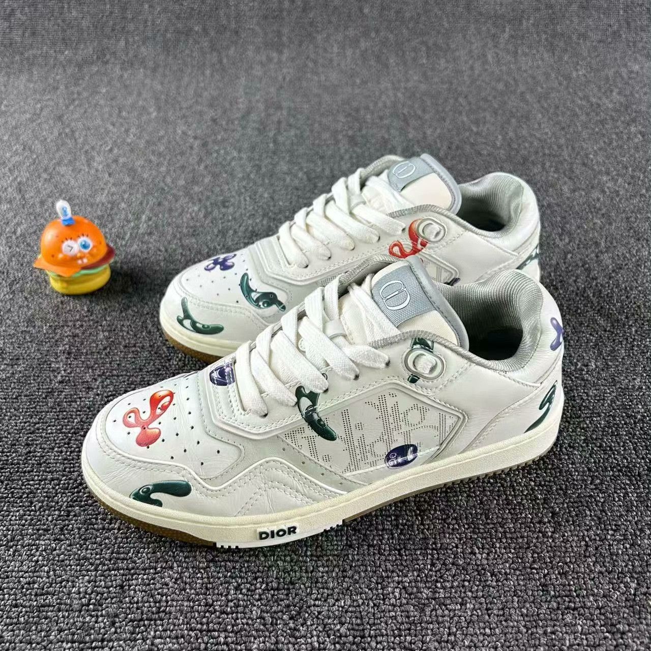 Dior Dior Collab Lowtop Sneakers 27 Women Size US 8 / IT 38 - 1 Thumbnail