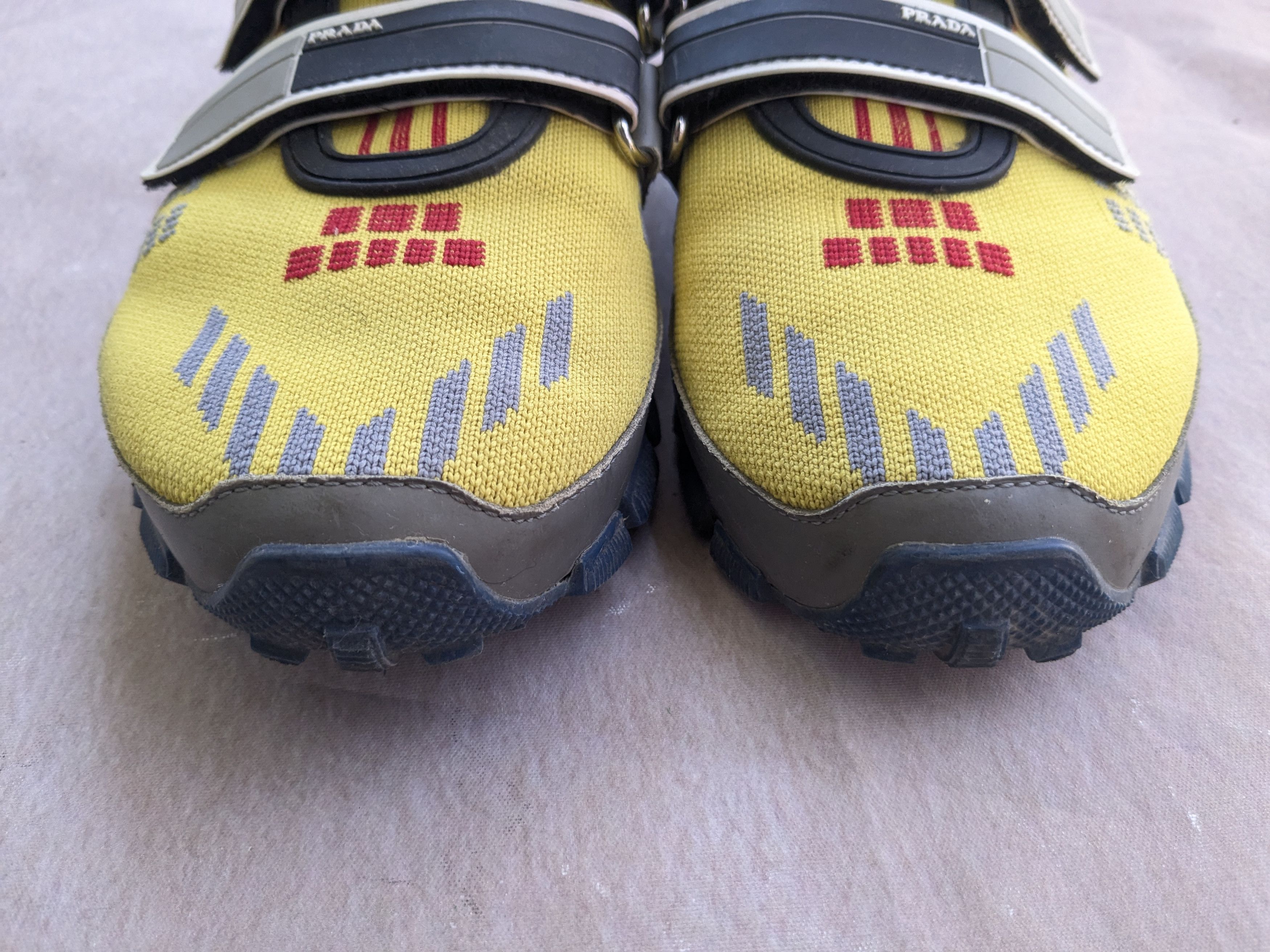 Prada Prada Crossection Sneakers Yellow Gray 9 Size US 9 / EU 42 - 5 Thumbnail