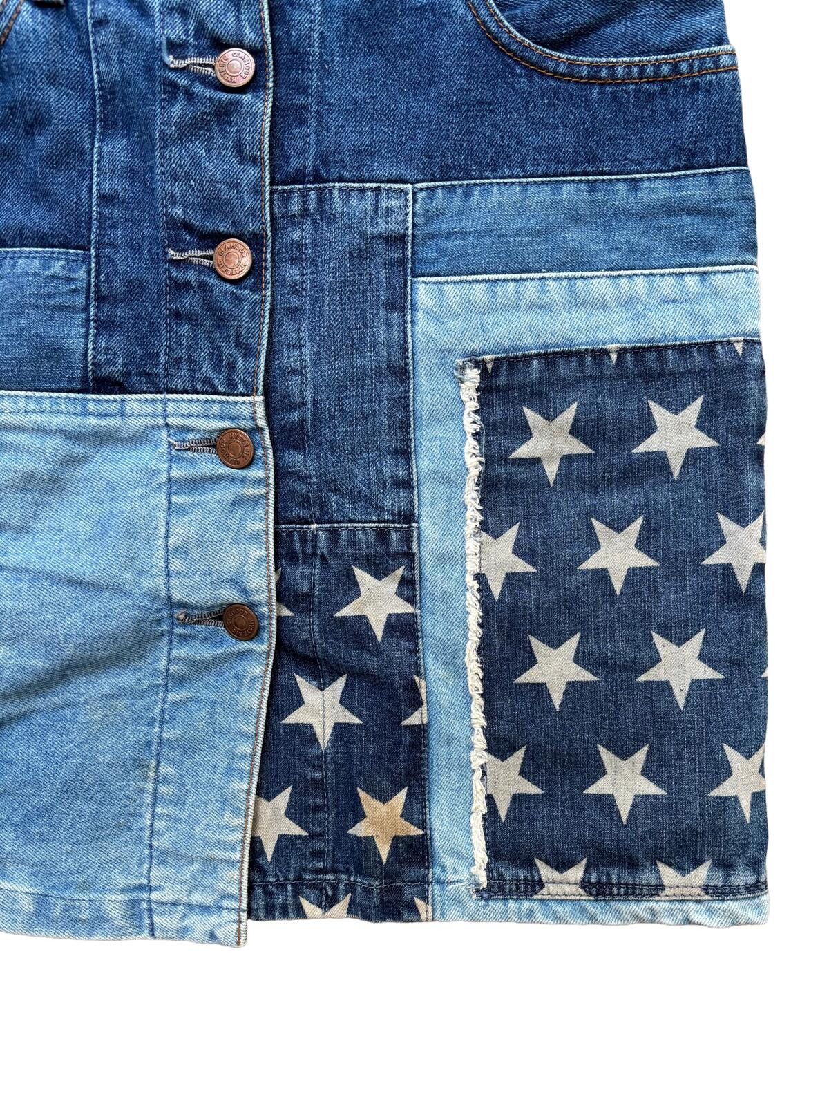 Hysteric Glamour Hysteric Glamour Patchwork Denim Skirt Blue UK 10 Size 28" / US 6 / IT 42 - 3 Thumbnail