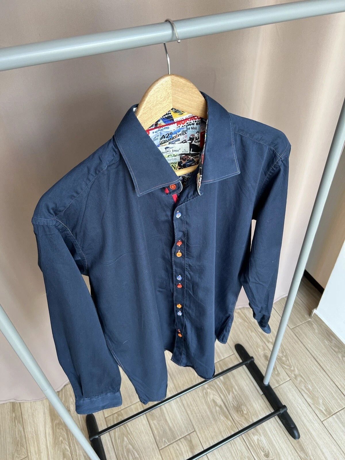 Other Claudio Lugli Car Print Button Down Shirt Men’s Size L/XL Size US XL / EU 56 / 4 - 5 Thumbnail