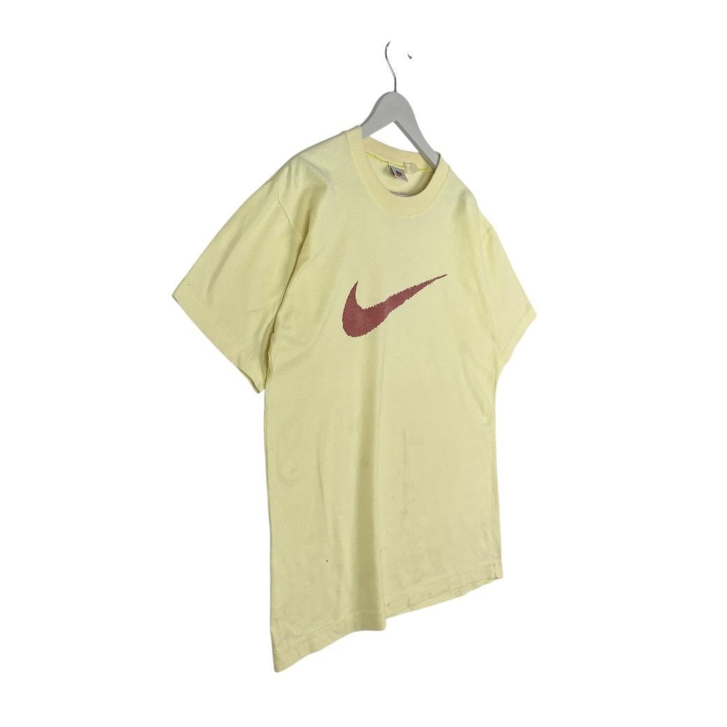 Designer × Vintage vintage 00s neutral nike T-shirt small cotton - yellow Size US M / EU 48-50 / 2 - 3 Thumbnail