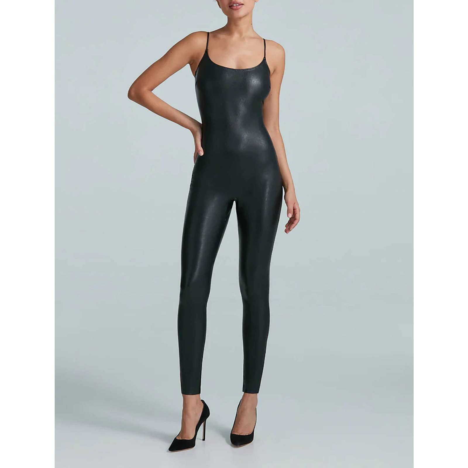 Commando Faux Leather Cami Catsuit In Black | Grailed