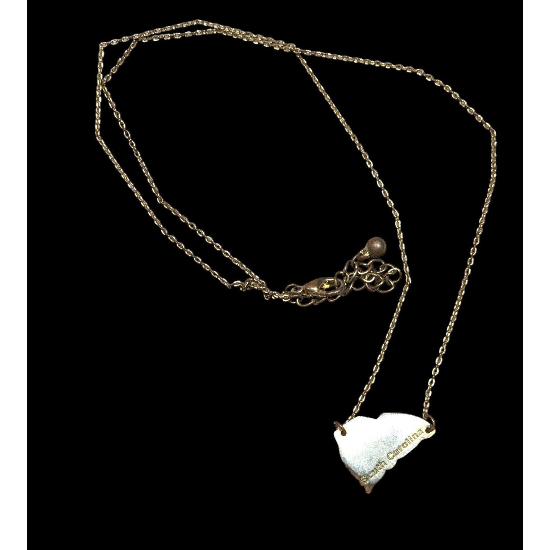 Other Souvenir South Carolina Silver And Gold Tone Pendant Necklac Size ONE SIZE - 1 Thumbnail