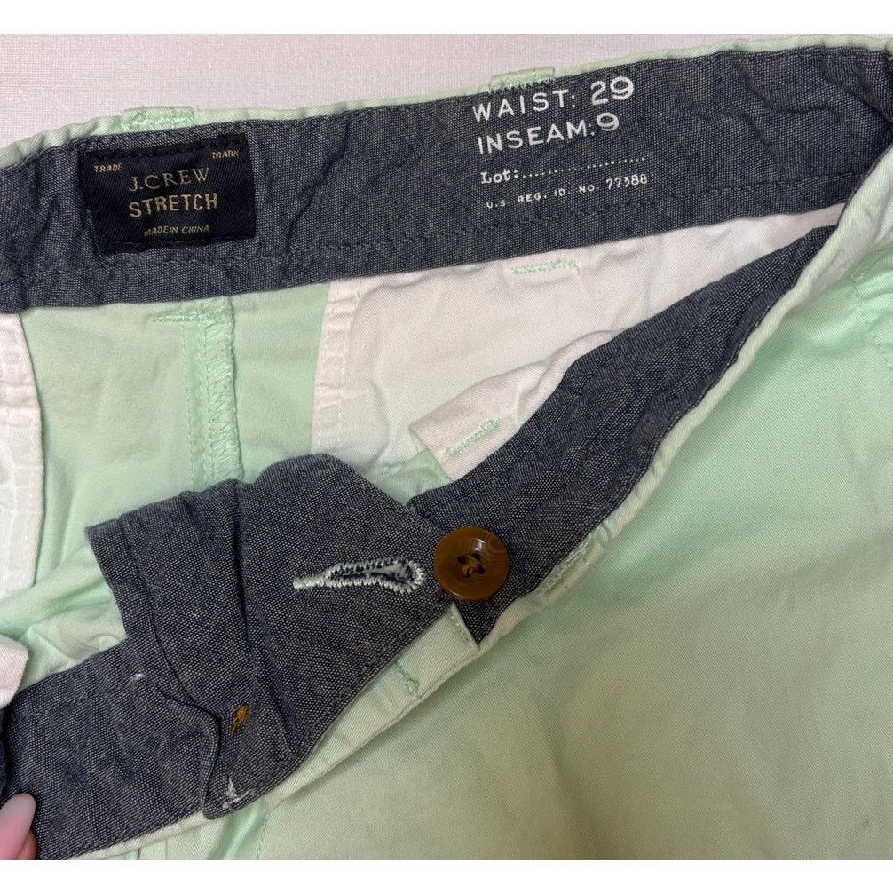 J.Crew J CREW Mens 9" Stretch Chino Golf Dress Shorts |Waist 29x9in Size US 29 - 2 Thumbnail