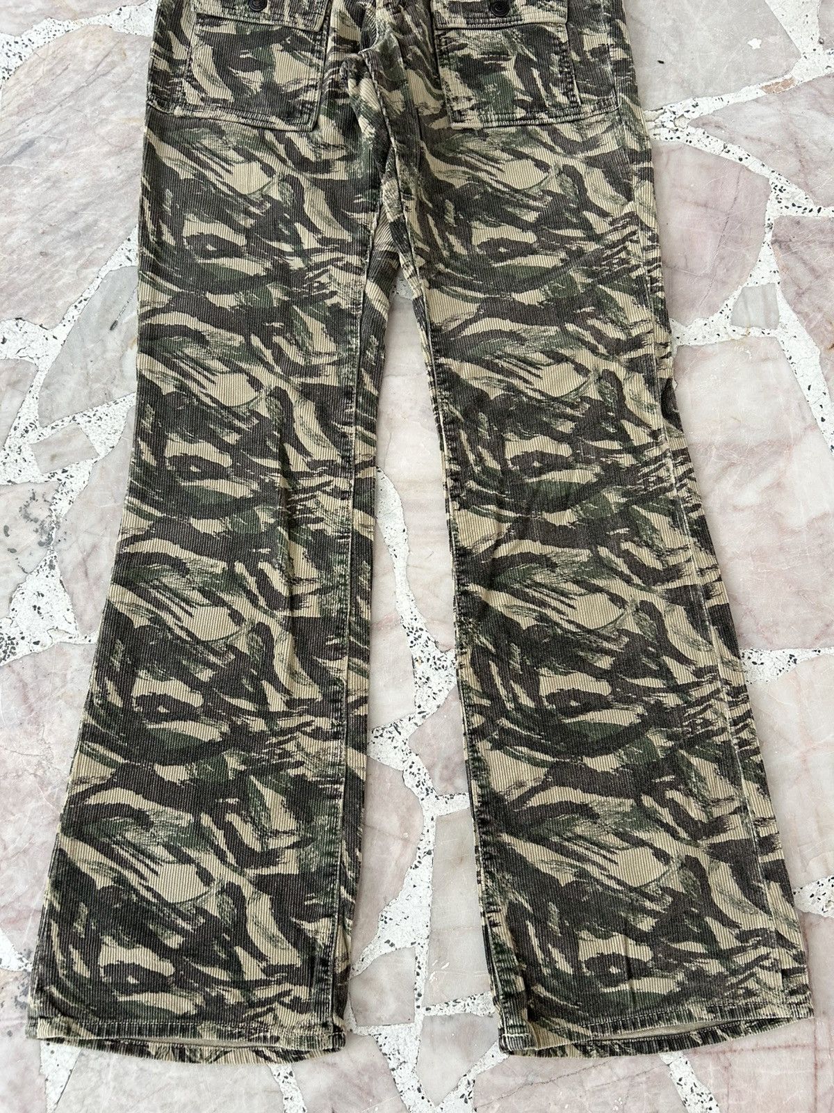 Kapital Kapital Camo Corduroy Japan Vintage Trousers Size US 27 - 4 Thumbnail