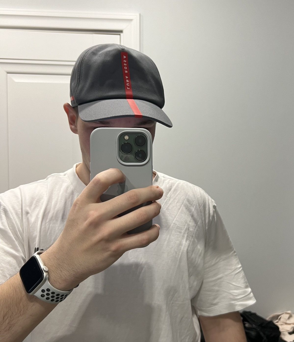 Prada Prada Luna Rossa Grey Pirelli Racing Cap Size ONE SIZE - 4 Thumbnail