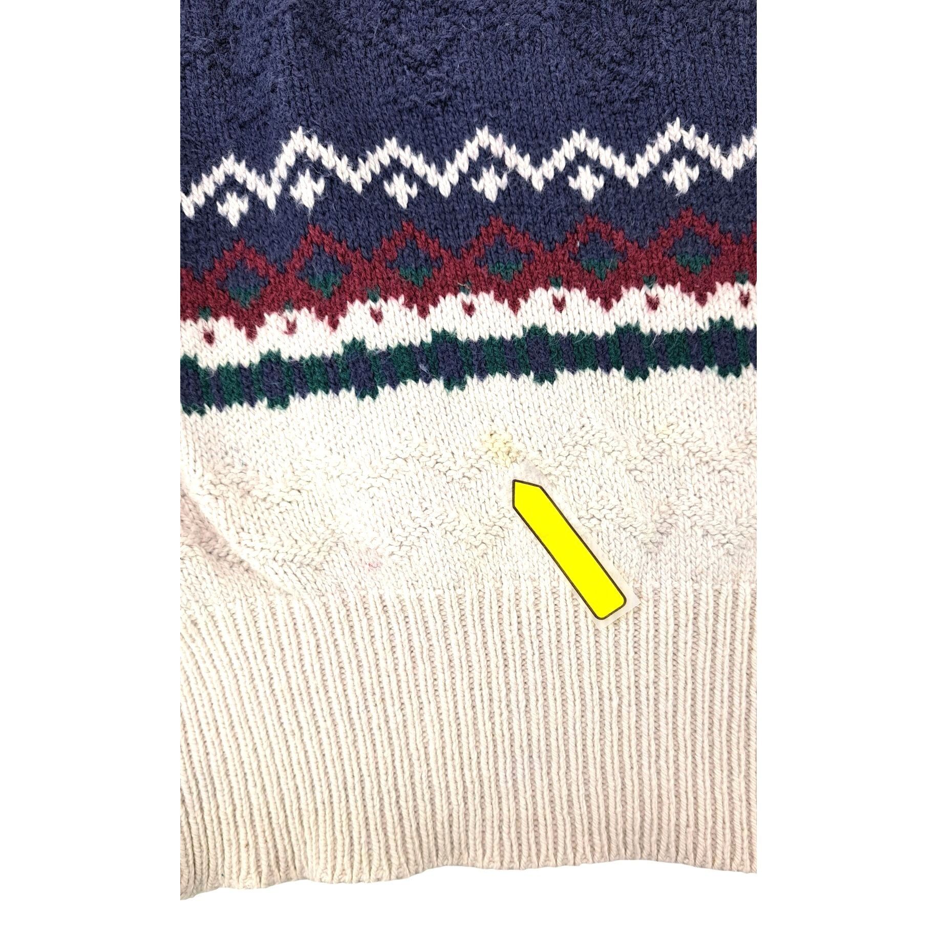 Van Heusen Vintage Van Heusen Men Medium Fair Isle Knit Sweater Blue Size US M / EU 48-50 / 2 - 6 Thumbnail