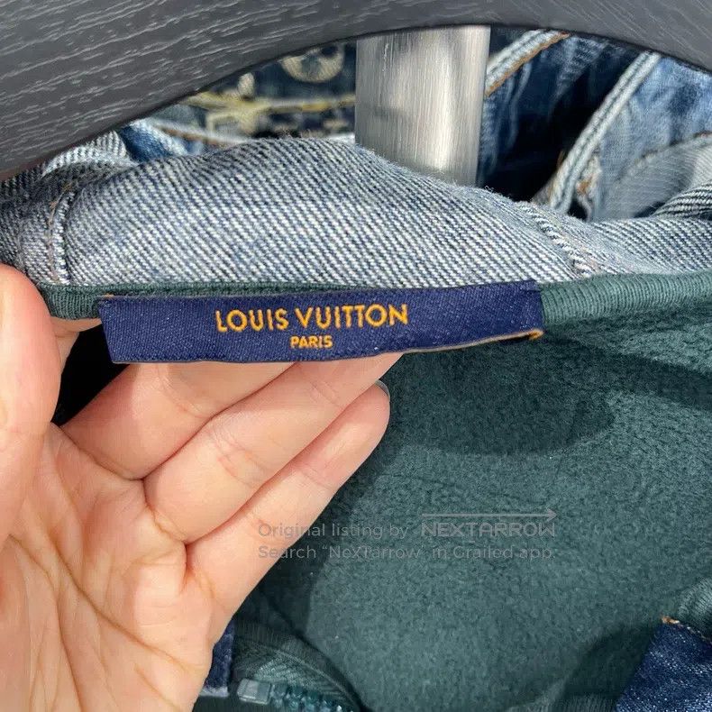 Louis Vuitton Louis Vuitton Patchwork denim hooded jacket Size US L / EU 52-54 / 3 - 3 Thumbnail