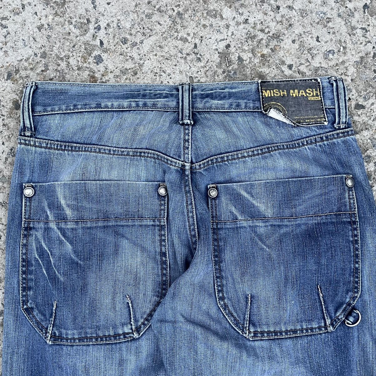 CCP (Crazy Character Print) Vintage Crazy Fit Jeans Mish Mash Double Knee Y2K 00s Size US 32 / EU 48 - 13 Thumbnail
