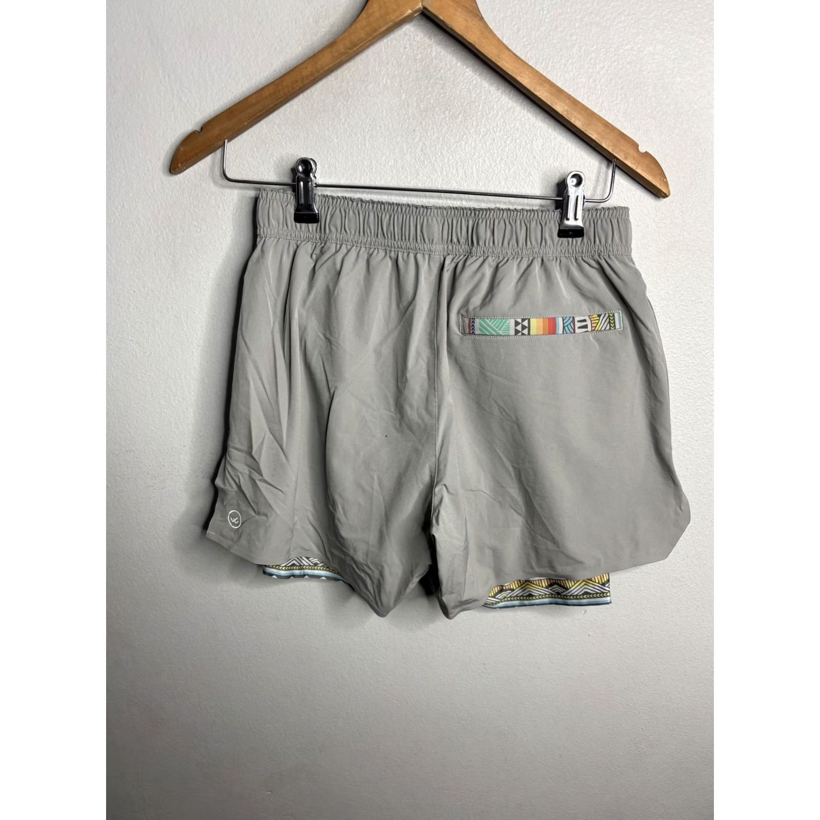 Vintage WOWIE Shorts Mens S Gray Lined Athletic Running Gym Training Drawstring Subtle WOWIE Logo Size US 29 - 3 Thumbnail