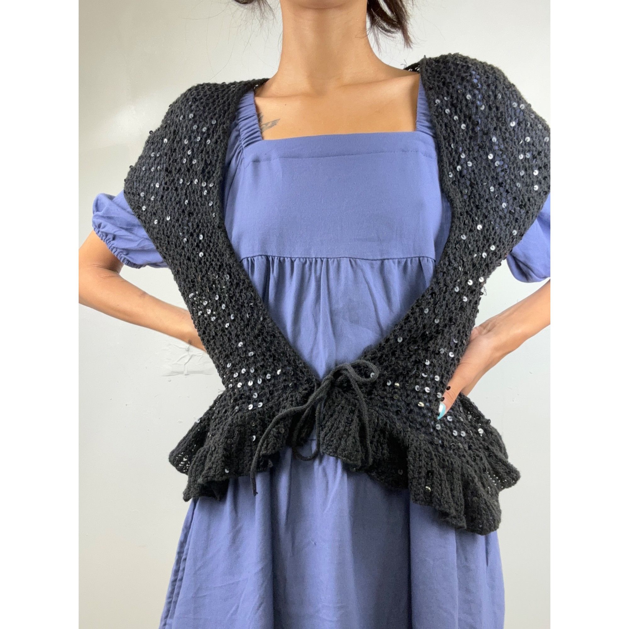 Faded Glory Crotchet Faded Glory Black Top Size XL / US 12-14 / IT 48-50 - 1 Thumbnail