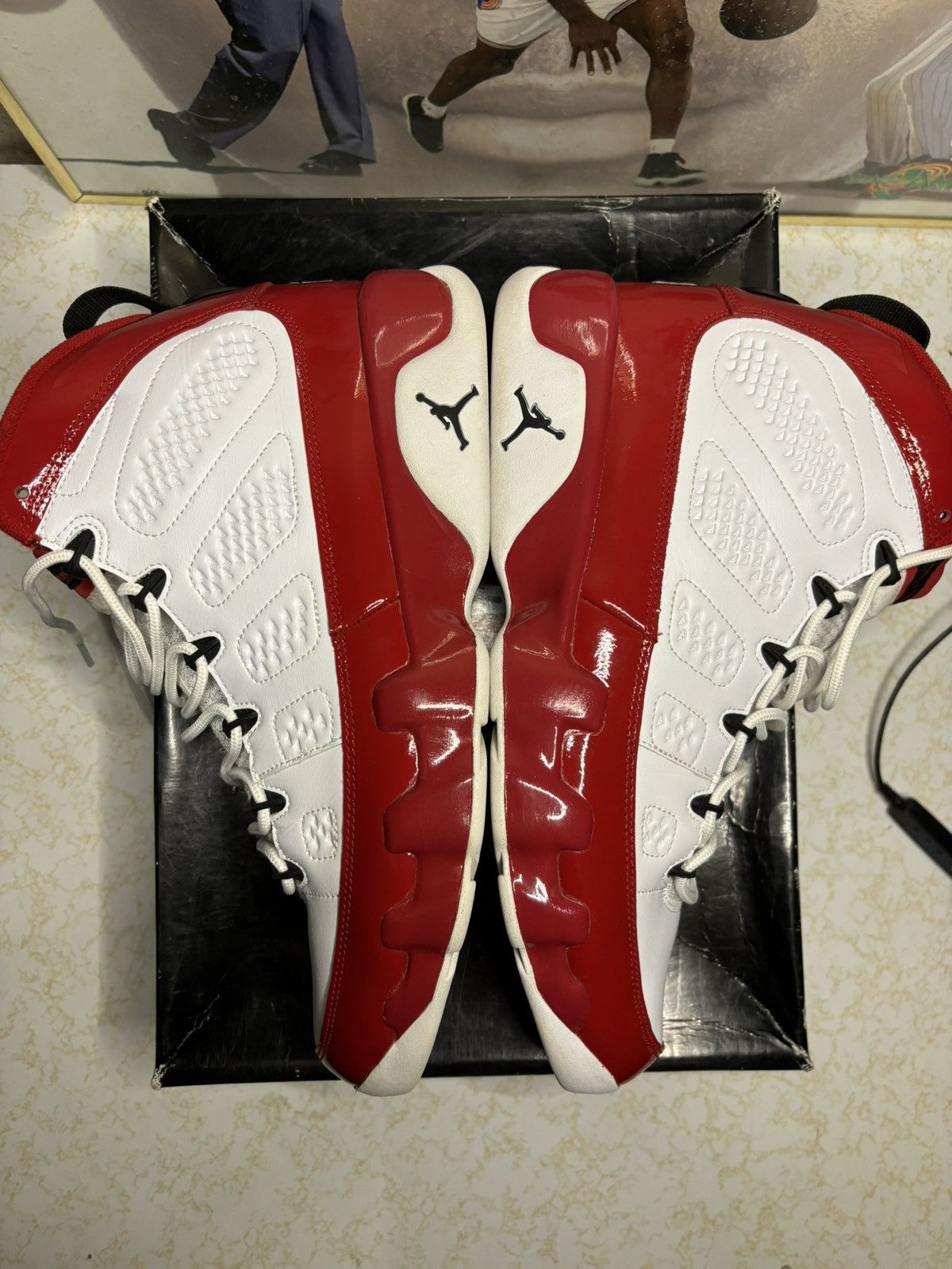 Jordan Brand Jordan Retro 9 ‘university red’ Size US 11.5 / EU 44-45 - 4 Thumbnail