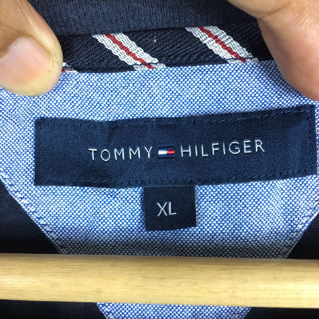 Tommy Hilfiger Vtg TOMMY HILFIGER Spell Out Side Tap Sailing Gear Size XL / US 12-14 / IT 48-50 - 4 Thumbnail