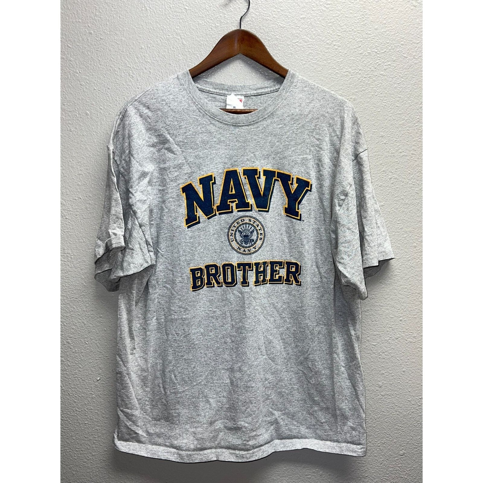 Vintage Vintage Navy Shirt United States Navy Brother Tee Soffe XL Size US XL / EU 56 / 4 - 1 Thumbnail