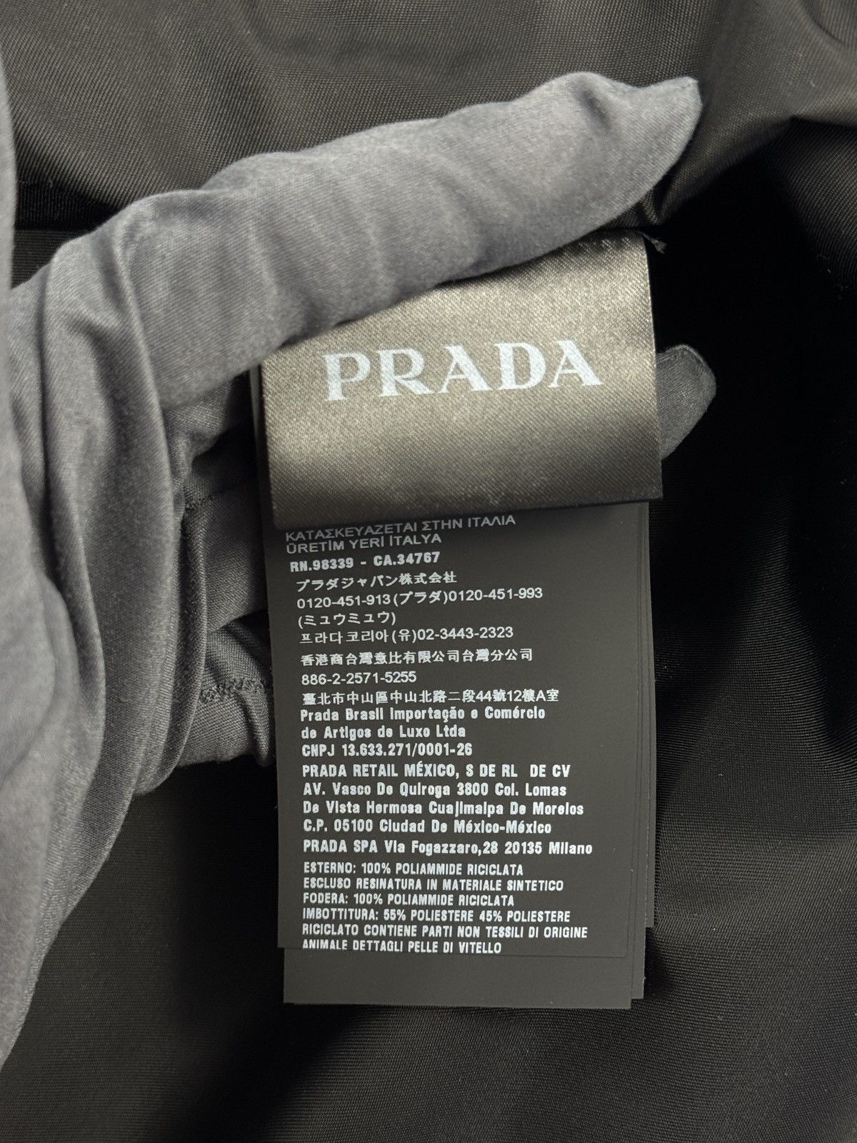 Prada 2 IN 1 SHEARLING /SUEDE AND REMOVABLE GILET CABAN COAT Size US XL / EU 56 / 4 - 25 Thumbnail