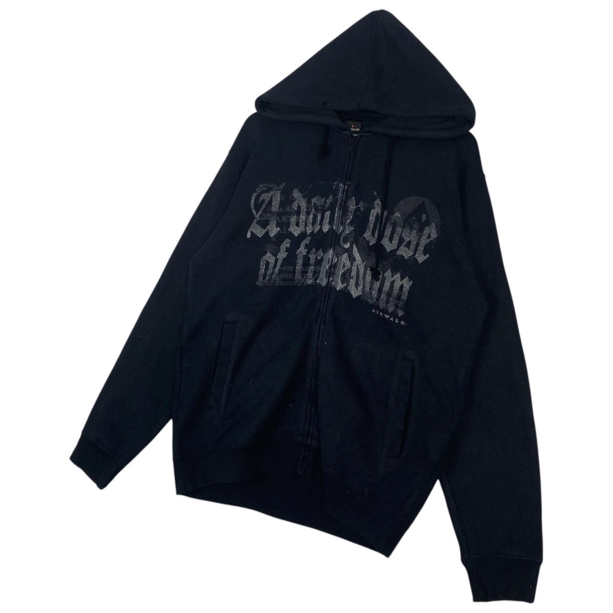 Other Vintage Airwalk Hoodie Sweater Big Logo Black Size US L / EU 52-54 / 3 - 2 Thumbnail