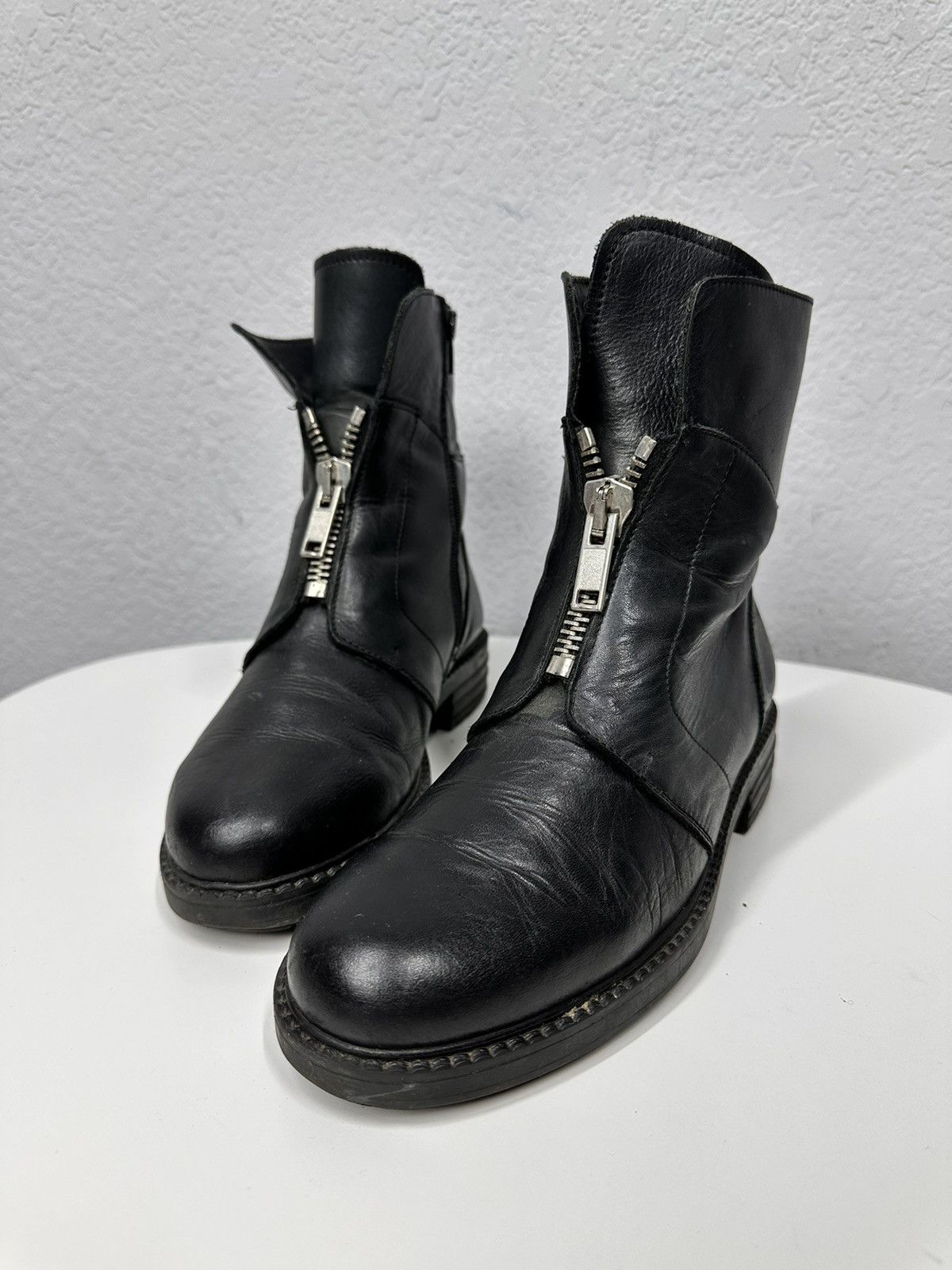 KMRii Vintage Leather Metal Boots Balenciaga Style AS 98 japan Size US 8 / EU 41 - 4 Thumbnail
