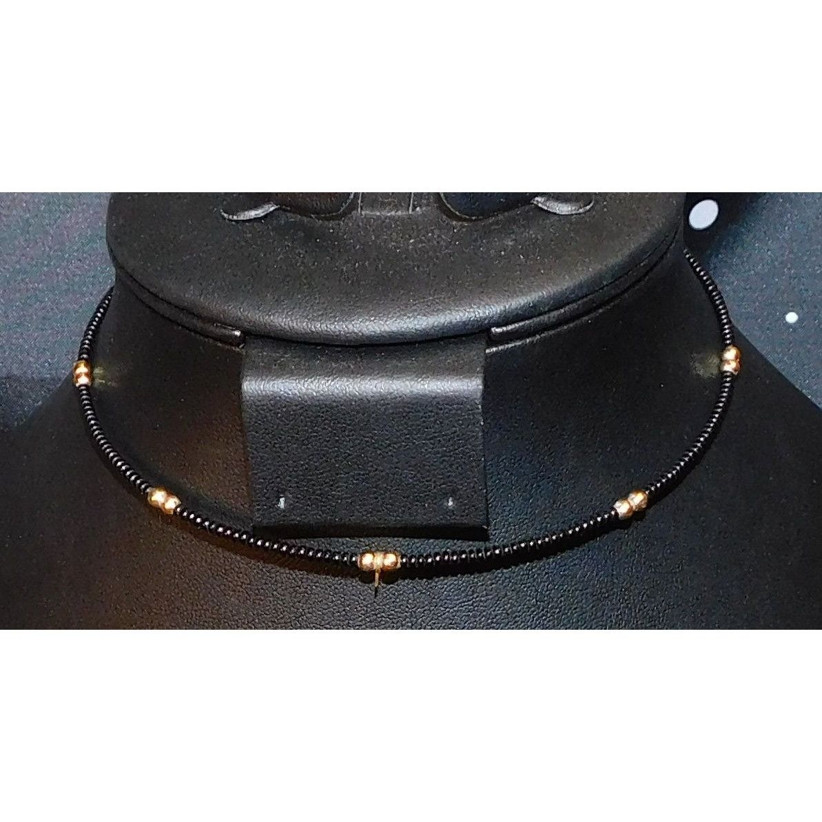 Other Minimalist Gothic Beaded Spring Necklace Size ONE SIZE - 1 Thumbnail