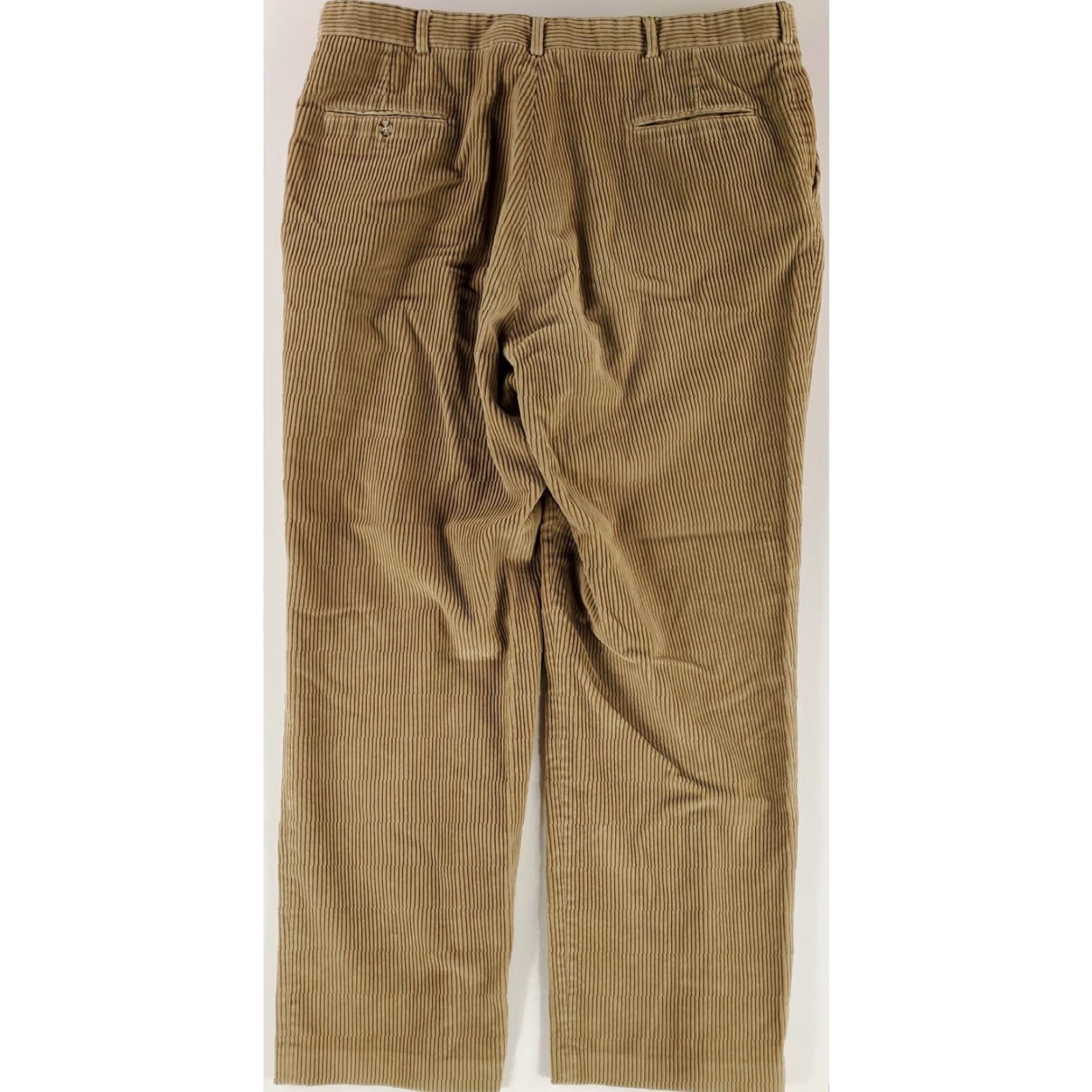Lands' End VINTAGE Lands' End Pants Corduroy 90s Made USA Mens 42 Long (40x30 Actual) Brown Chino Mens Size US 40 / EU 56 - 4 Thumbnail