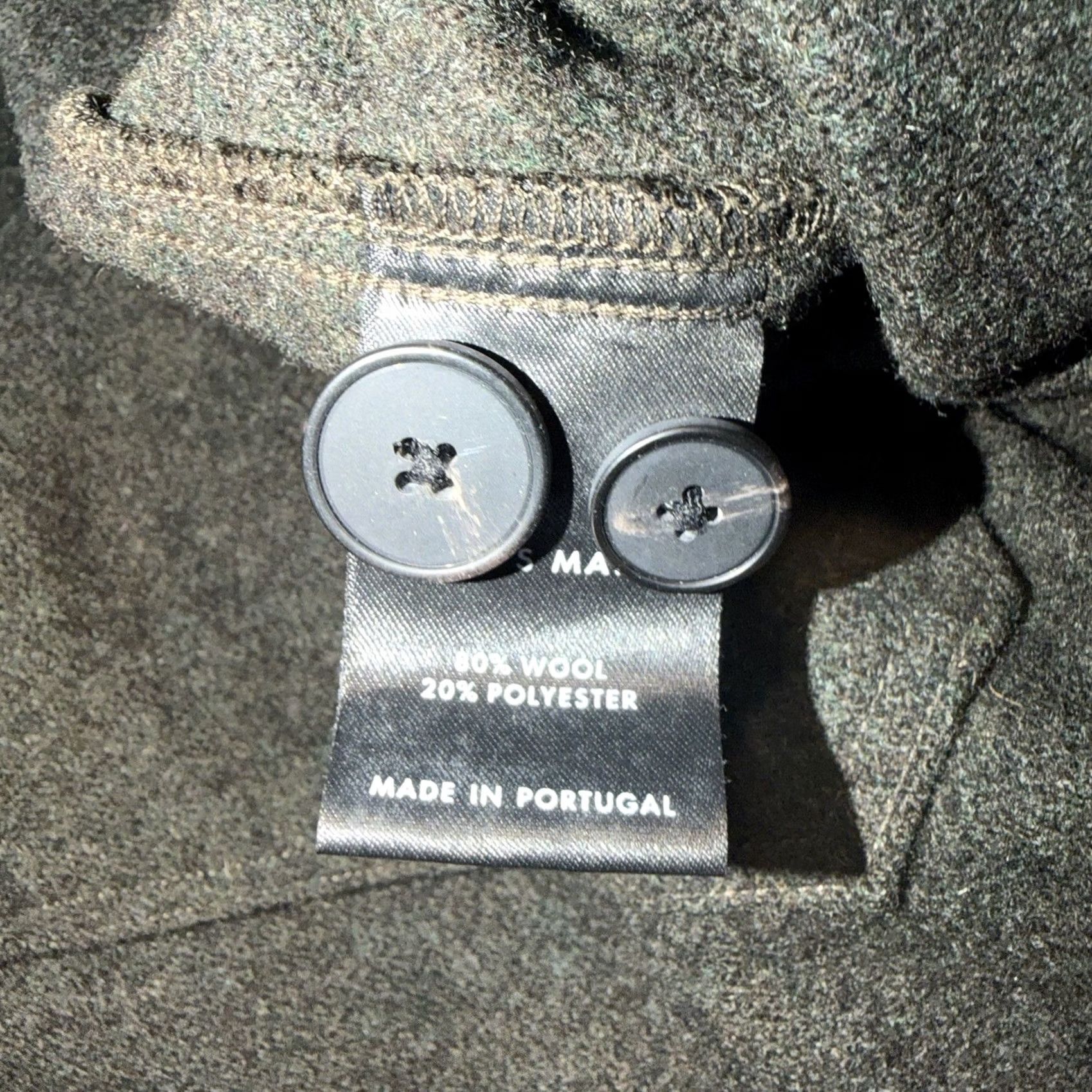 A Day's March A DAY'S MARCH Men's Green Wool Blend Button Up Size Large Triple Pocket Jacket Size US L / EU 52-54 / 3 - 4 Thumbnail