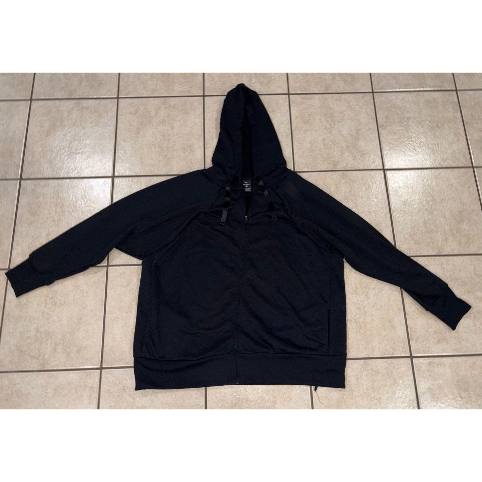Nike Nike dri fit zip up hoodie black XL women’s Size XL / US 12-14 / IT 48-50 - 1 Thumbnail