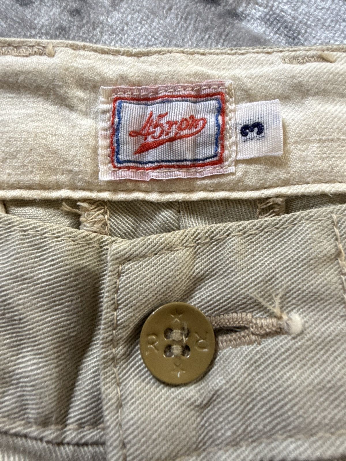45rpm Vintage 45Rpm Japan Beige Sand Loose Chino pants Size US 29 - 17 Thumbnail