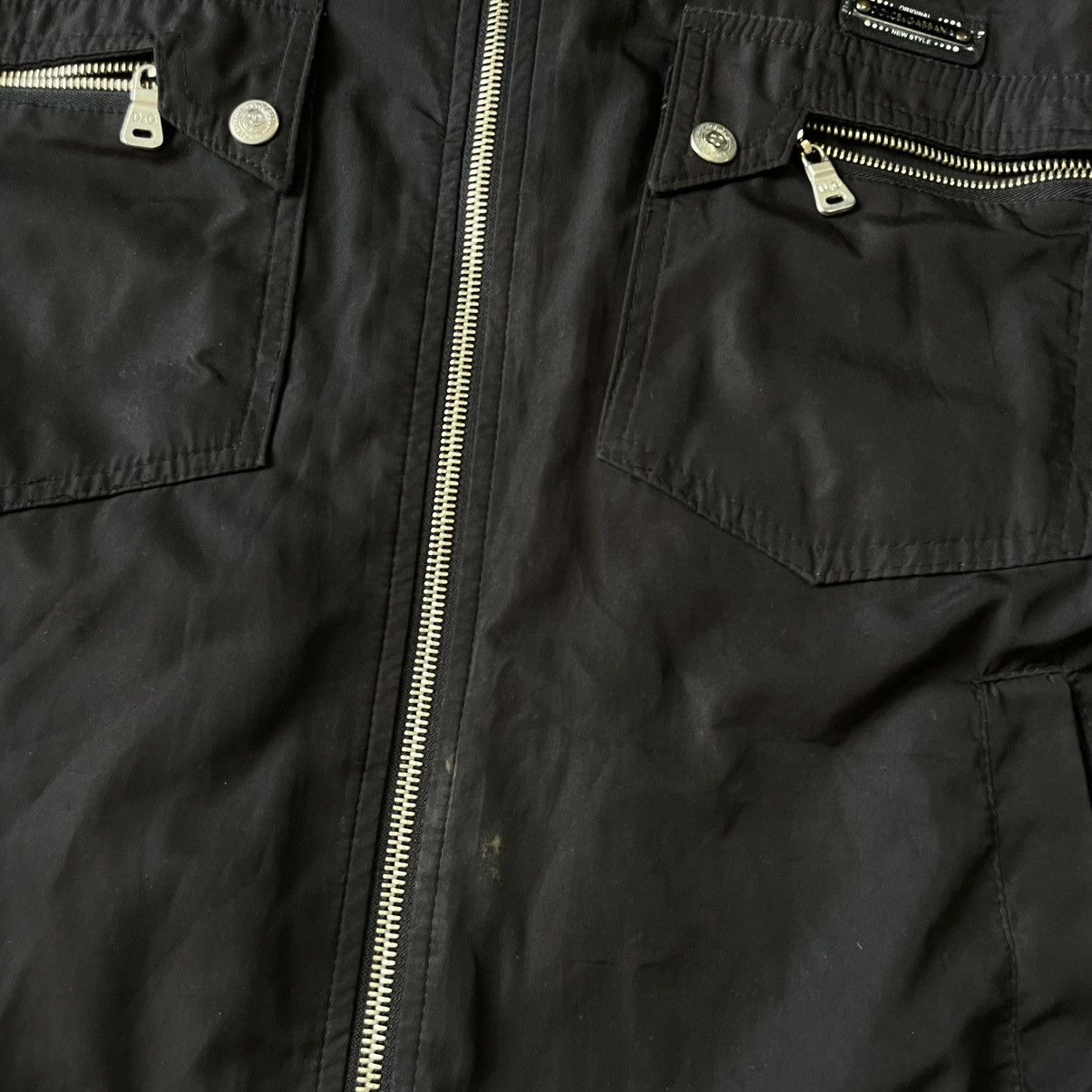 Vintage Vintage Dolce Gabbana 90s black jacket bomber chrome gaultie Size US M / EU 48-50 / 2 - 4 Thumbnail