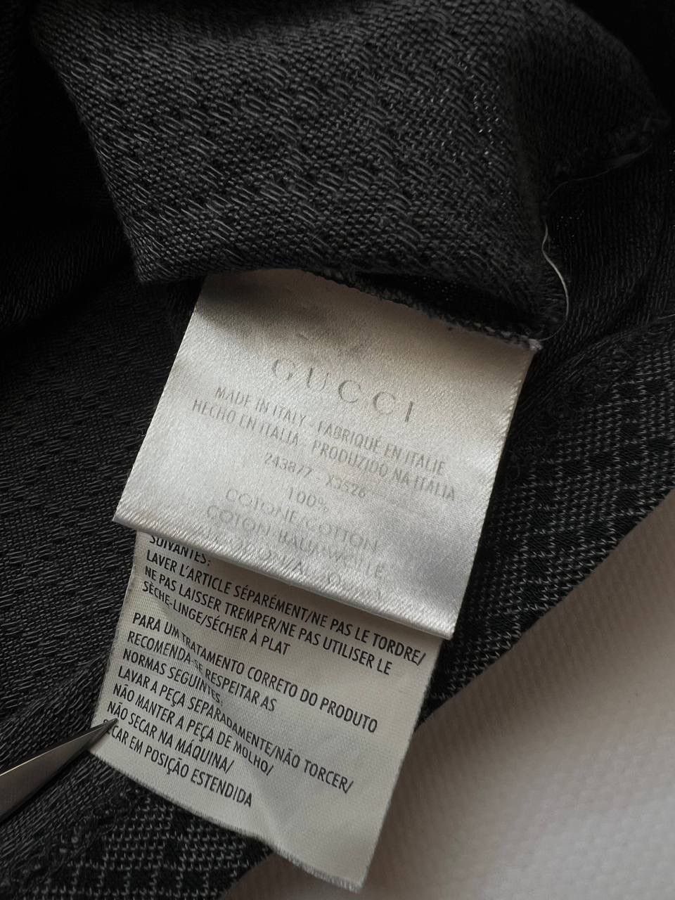 Gucci Vintage Gucci monogram diamond gray polo shirt Size US M / EU 48-50 / 2 - 6 Thumbnail