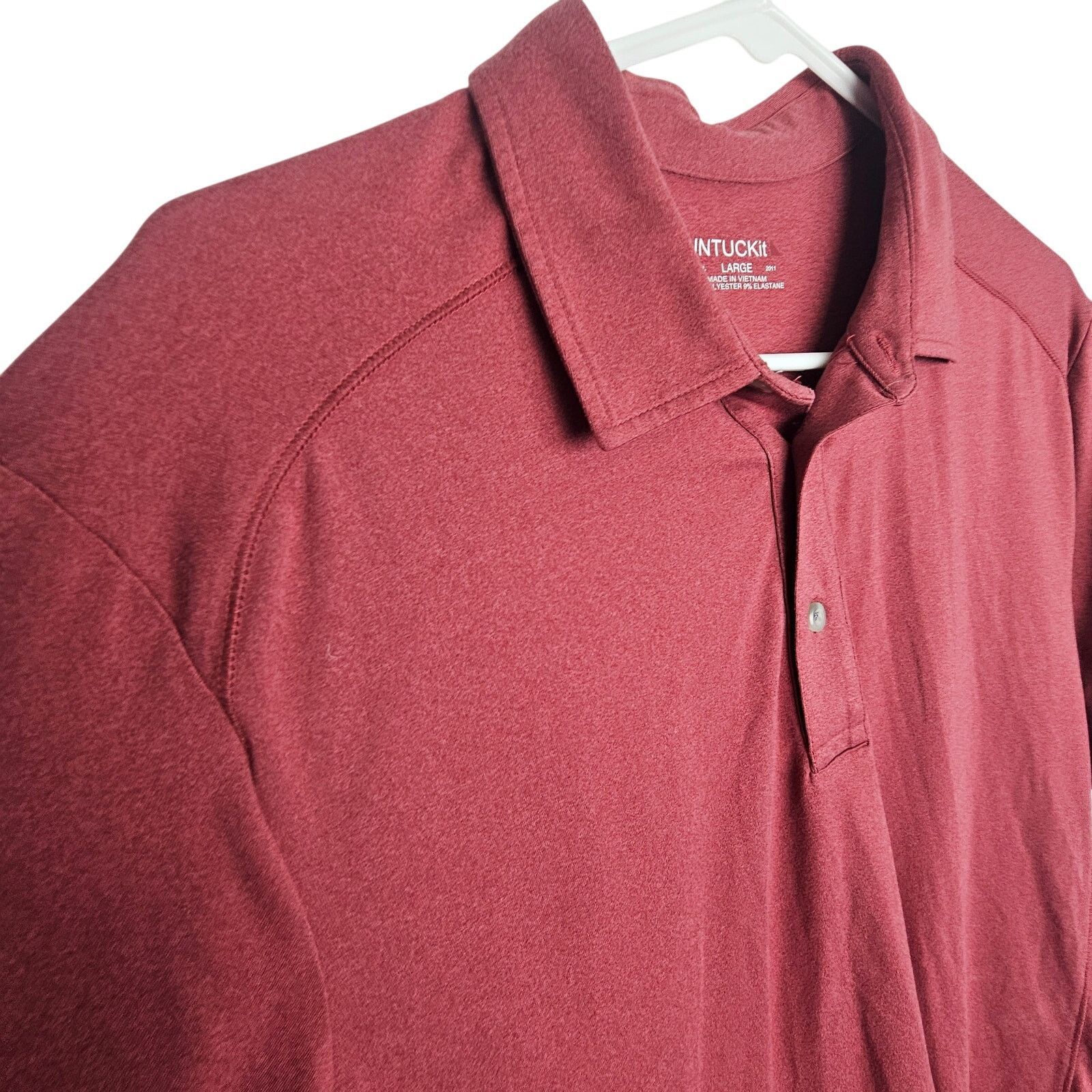 UNTUCKit Untuckit Mens Polo Shirt Sz L Business Casual Preppy Stretch Size US L / EU 52-54 / 3 - 5 Thumbnail