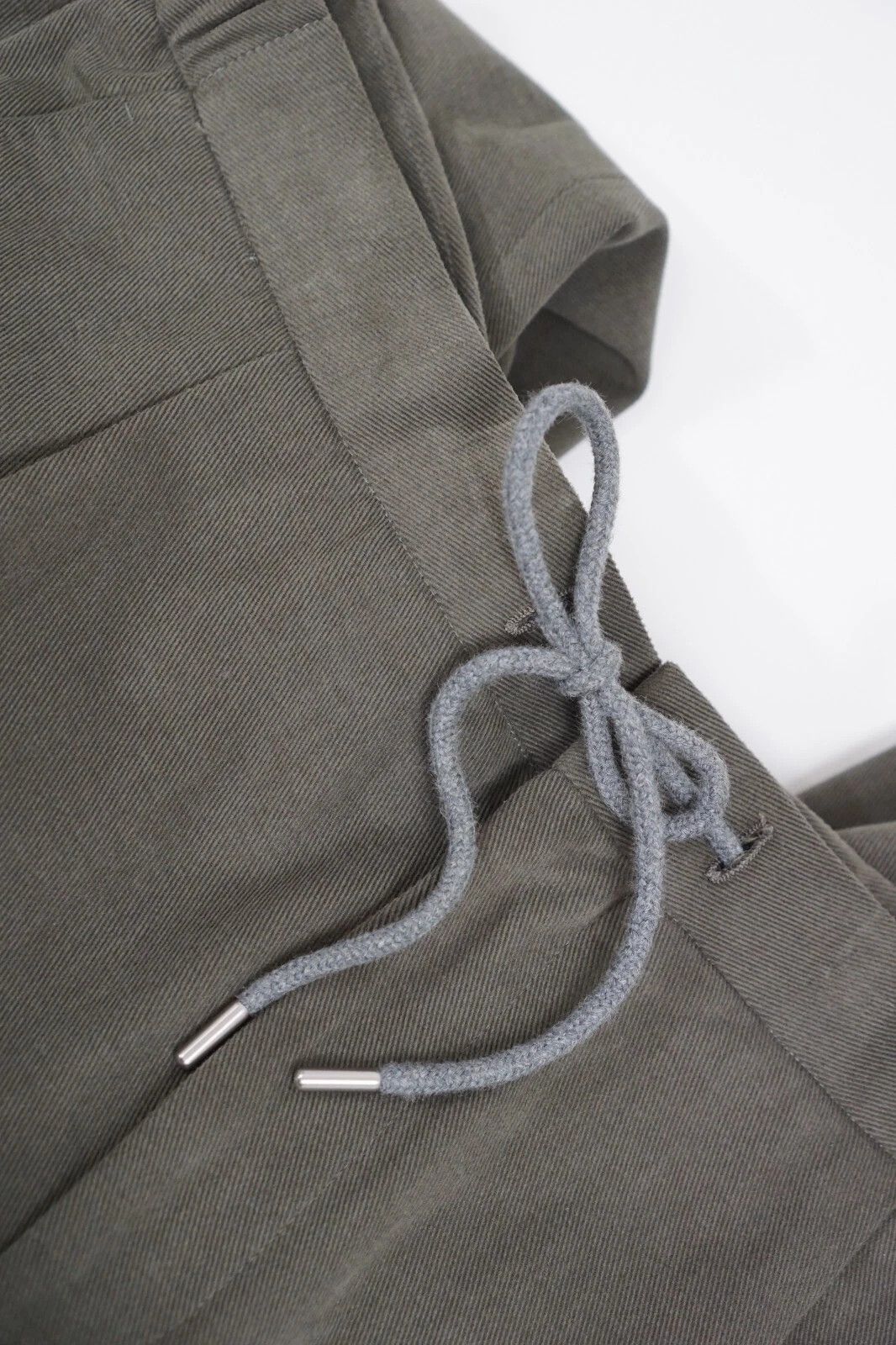 Suitsupply Men Suitsupply Ames Pleat ES Trousers With Drawstrings US46 Size 46R - 3 Thumbnail
