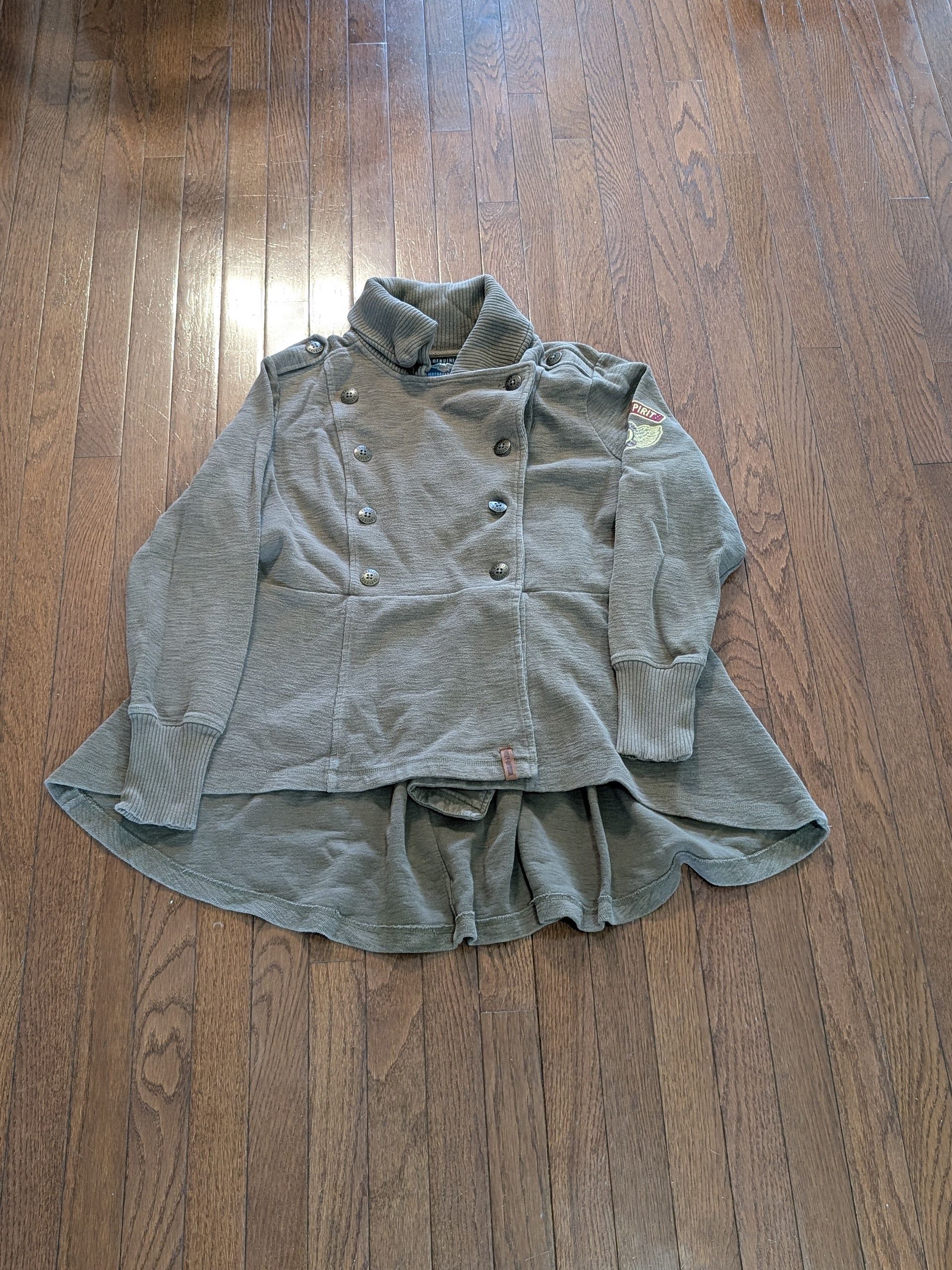 Harley Davidson Harley-Davidson Women's Double Breasted Peacoat Size L Size L / US 10 / IT 46 - 1 Thumbnail