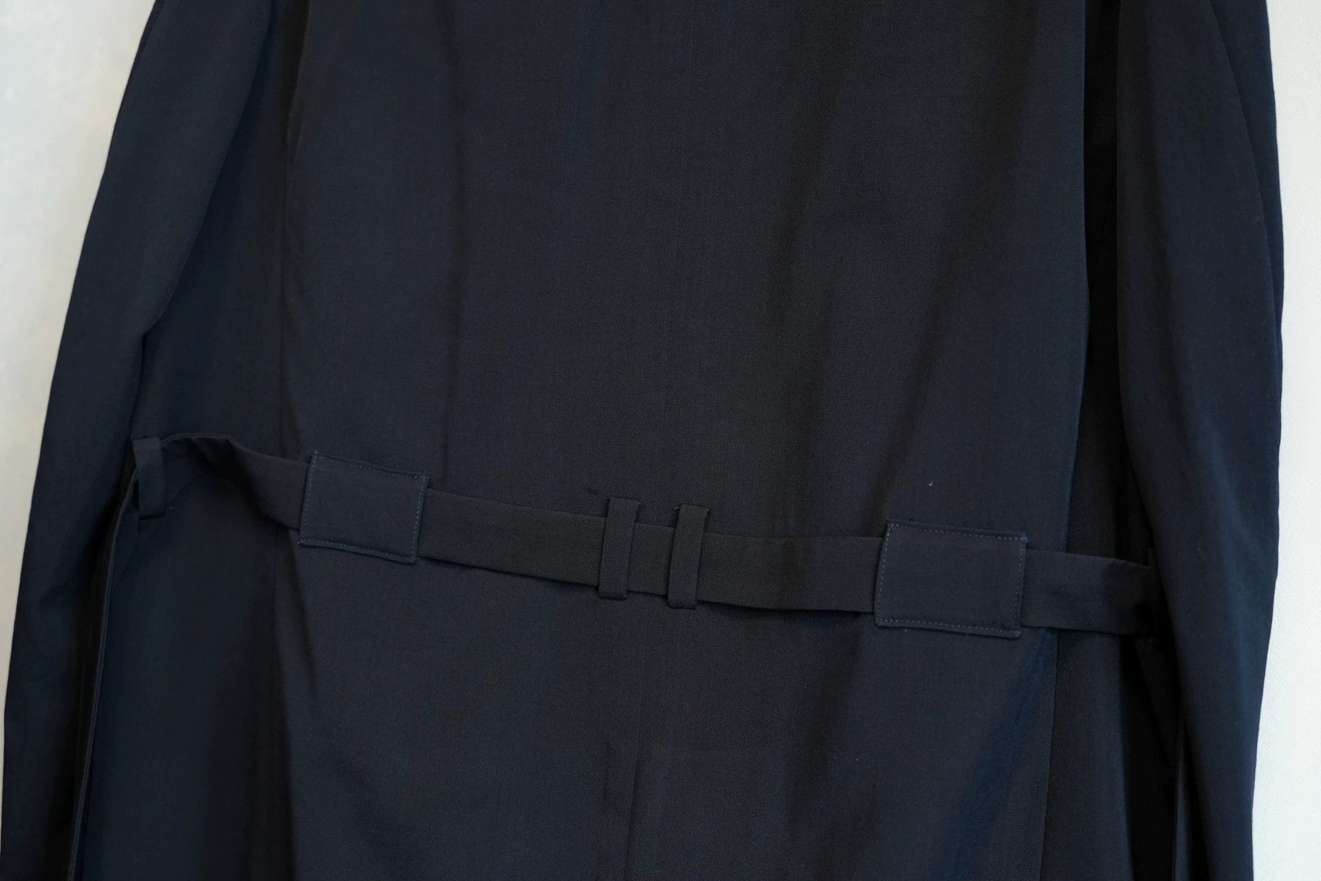 Yohji Yamamoto Yohji Yamamoto 96SS Metal Snap Wool Jacket Navy Blue M Size US M / EU 48-50 / 2 - 7 Thumbnail