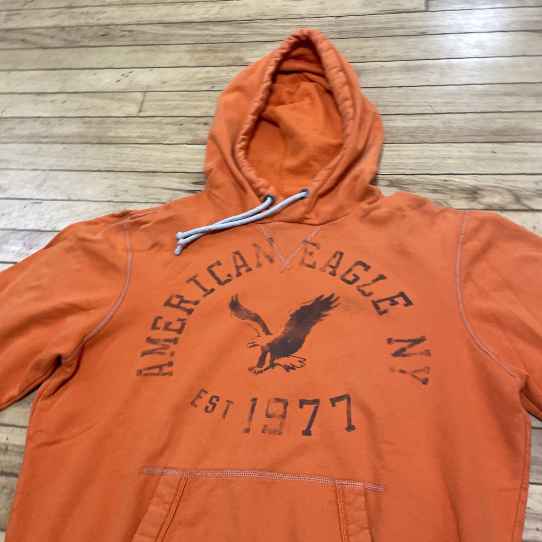 American Eagle Outfitters American Eagle Outfitters Hoodie Men L Orange Graphic Halloween Y2k Wool? (wait) Size US L / EU 52-54 / 3 - 5 Thumbnail