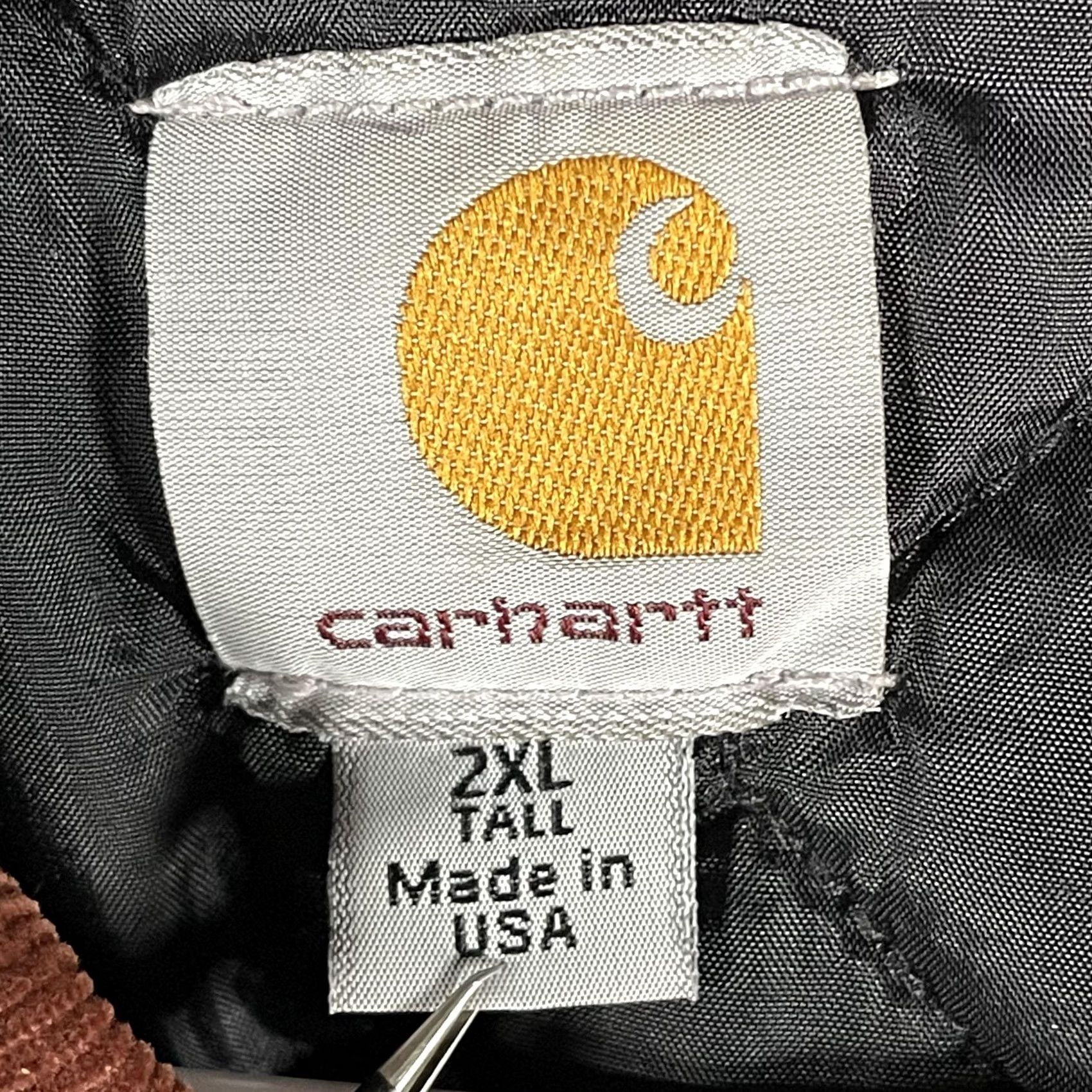 Carhartt VINTAGE Carhartt Coat Mens 2XLT Brown Quilted Lined Corduroy Collar USA Workwear Jacket Size US XXL / EU 58 / 5 - 6 Thumbnail