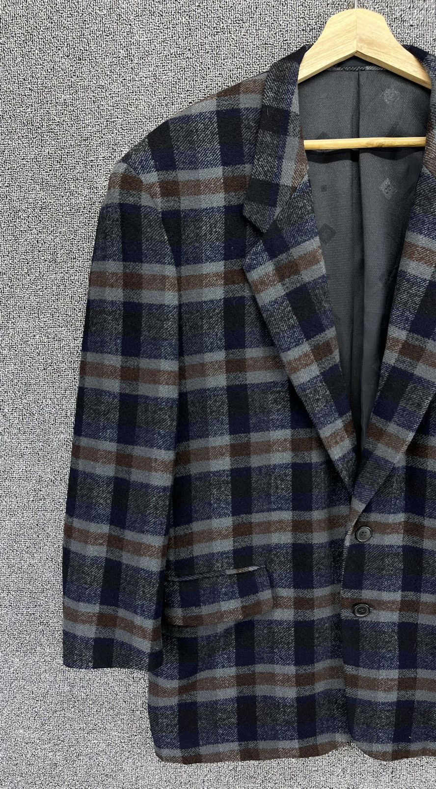 Christian Dior Monsieur Vintage Christian Dior Monsieur Wool Coats Jacket Size US L / EU 52-54 / 3 - 3 Thumbnail