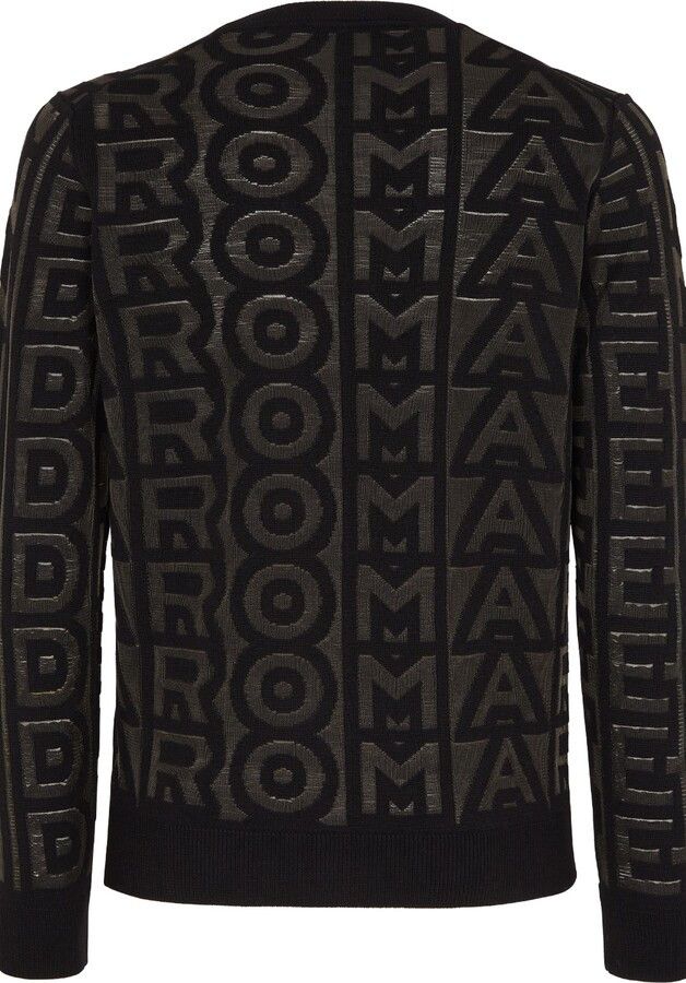 Fendi o1w1db10724 Pullover in Black Size US L / EU 52-54 / 3 - 2 Thumbnail