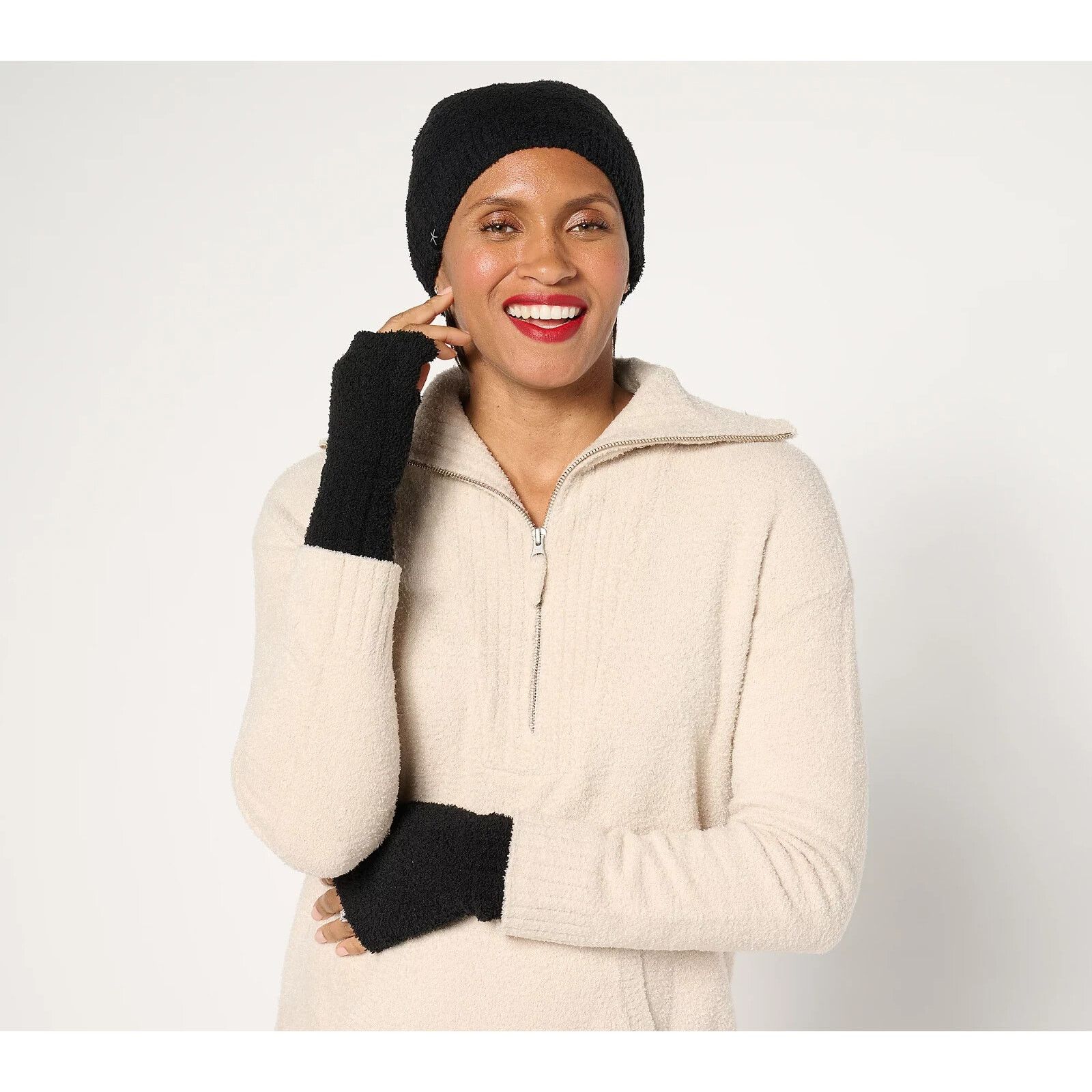 & Other Stories Barefoot Dreams CozyChic Beanie Black A666052 Size ONE SIZE - 1 Preview