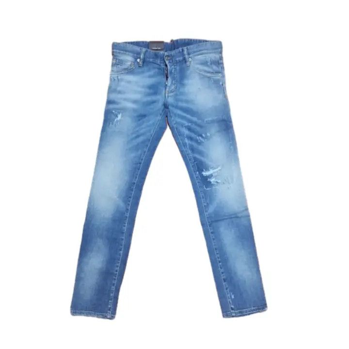 Dsquared2 DSQUARED2 Washed Design Slim Fit Denim Pants 0079 Size US 44 / EU 60 - 1 Thumbnail