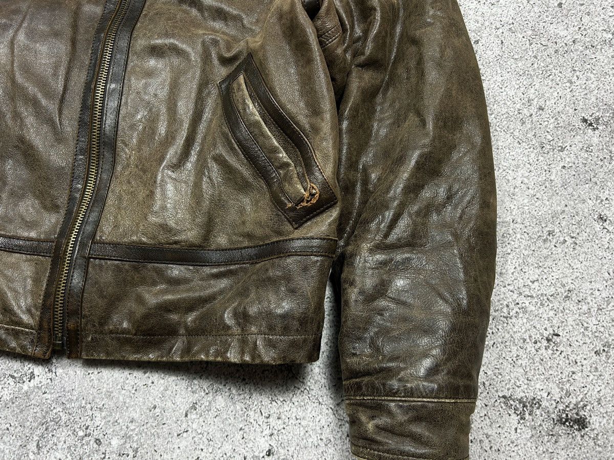 Schott × Vintage Schott Brown Leather b-3 jacket shearling Size US L / EU 52-54 / 3 - 3 Thumbnail