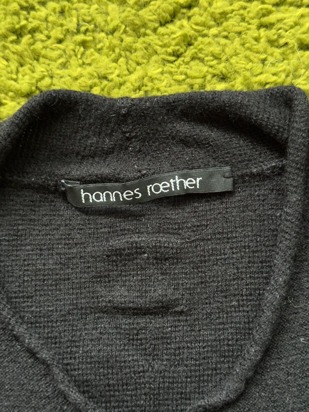 Designer × hannes roether Hannes Roether avant garde 100% merino wool sweater Size M / US 6-8 / IT 42-44 - 4 Thumbnail