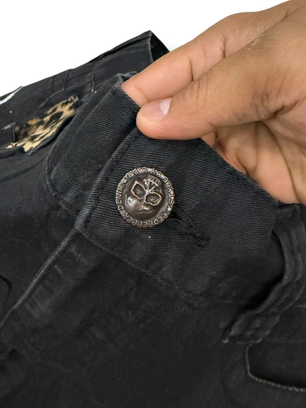 Ed Hardy RED PEPPER X ED HARDY SKULL JAPANESE BRAND DENIM Size US 36 / EU 52 - 10 Thumbnail