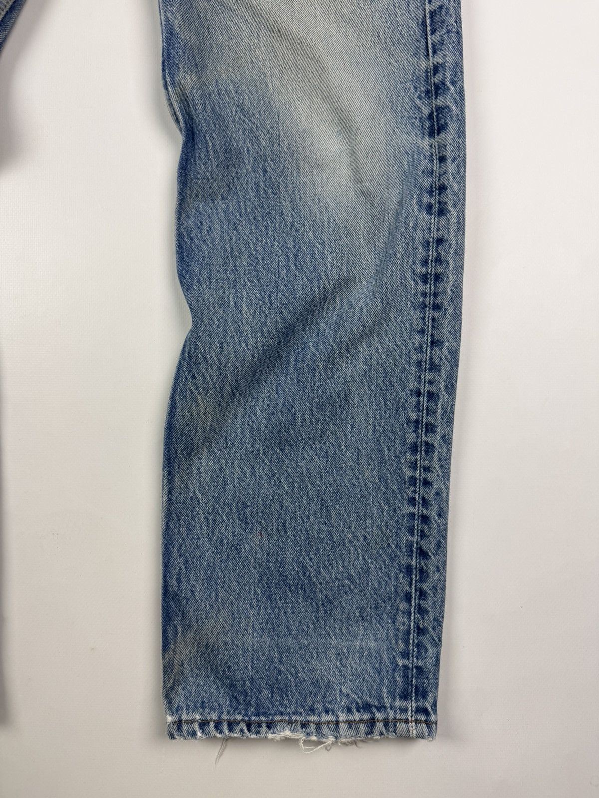 Levi's 90’s Vintage Distressed Levi’s 501 Washed Denim USA Jeans Size US 36 / EU 52 - 5 Thumbnail