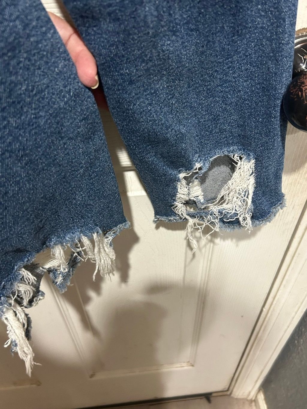 Gap Women's Gap Blue High Rise Slim Straight Jeans Size 30 Size 30" / US 8 / IT 44 - 6 Thumbnail