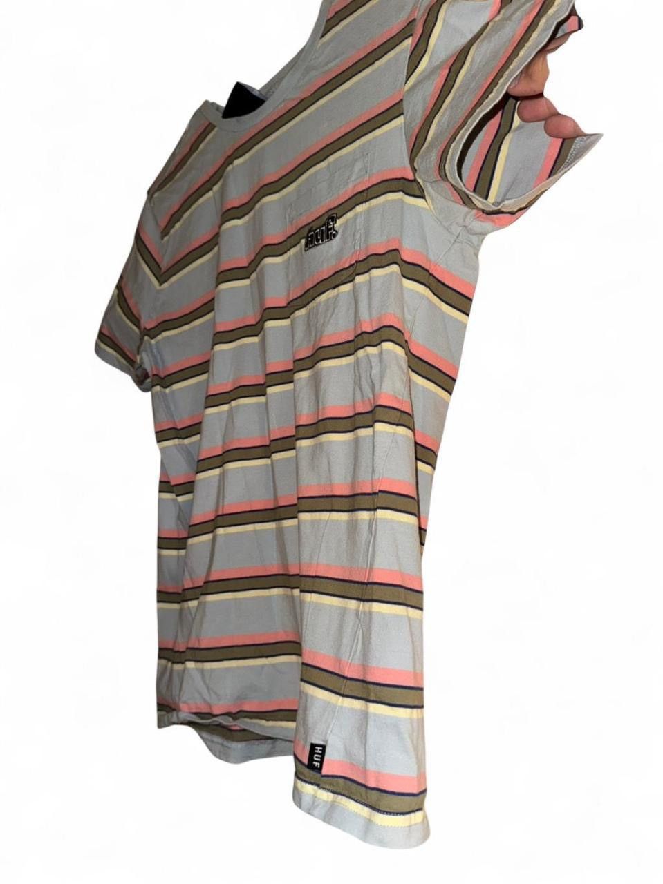 Huf Striped HUF Pocket T-Shirt Size US L / EU 52-54 / 3 - 4 Thumbnail