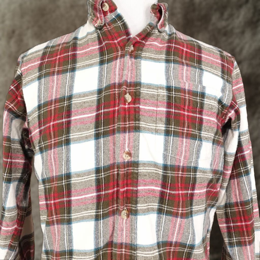 Vintage VINTAGE RedHead Mens Flannel Shirt Medium Long Sleeve Plaid Cotton Outdoors Men Size US M / EU 48-50 / 2 - 1 Thumbnail