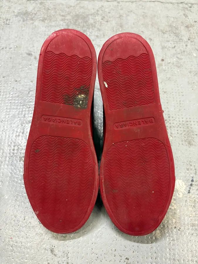 Balenciaga Balenciaga Arena Red High Leather Sneakers Size US 6 / IT 36 - 7 Thumbnail