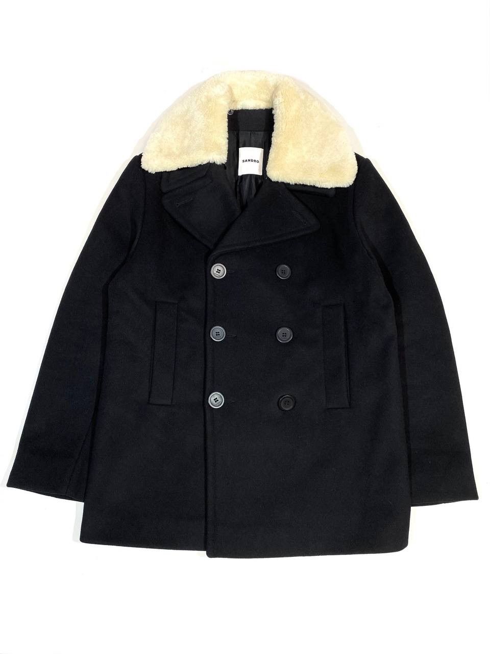 Sandro Sandro Paris Wool Coat Men Jacket Size US S / EU 44-46 / 1 - 1 Thumbnail