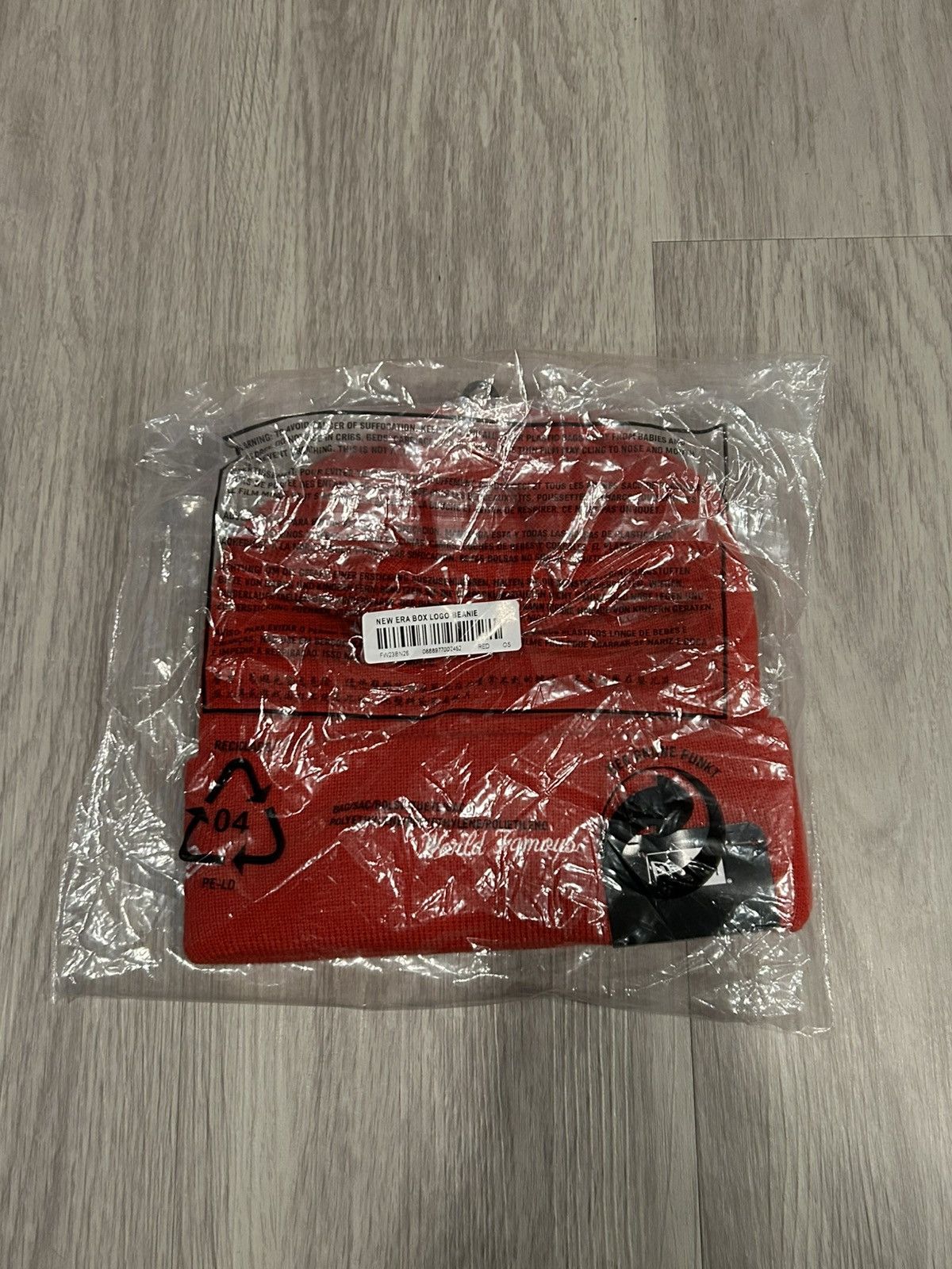Supreme Supreme New Era Box Logo Red Beanie (FW23) Size ONE SIZE - 5 Thumbnail
