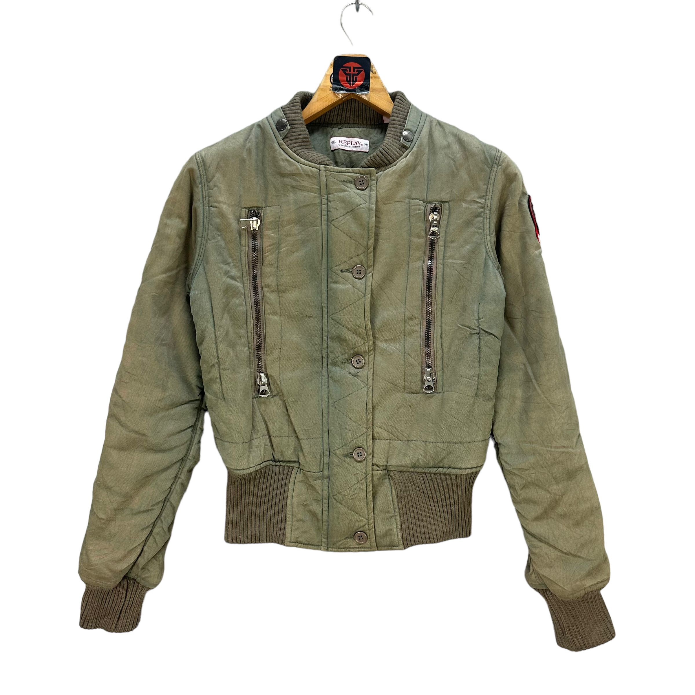 Replay REPLAY PARACHUTE BOMBER JACKET #7553-152 Size S / US 4 / IT 40 - 1 Thumbnail